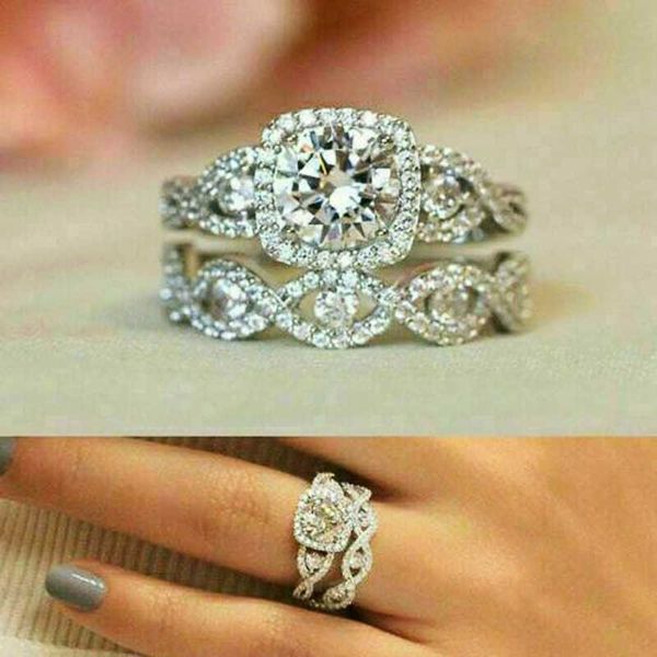 band rings huitan eternity set rings for women fancy twist design cubic zirconia engagement wedding rings classic elegant lady jewelry aa230, Silver
band rings huitan eternity set rings for women fancy twist design cubic zirconia engagement wedding rings classic elegant lady jewelry aa230, Silver