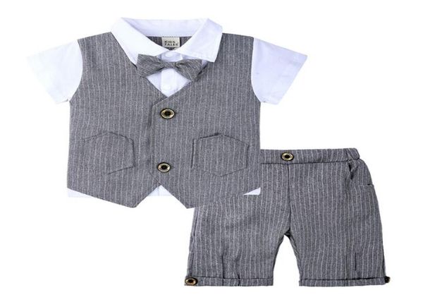 summer boys 2pcs sets gentleman suit shirt shorts baby boy clothes for kids designer childrens clothing set7939784, White
summer boys 2pcs sets gentleman suit shirt shorts baby boy clothes for kids designer childrens clothing set7939784, White
