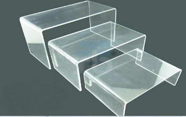 3 layer clear acrylic display riser showcase stand 6pcs0124424026, Black;white
3 layer clear acrylic display riser showcase stand 6pcs0124424026, Black;white
