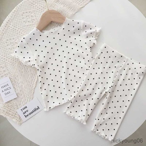 clothing sets white dot baby girl pajamas suit summer thin casual home clothes outfits 2pcs/set short sleeved costume
clothing sets white dot baby girl pajamas suit summer thin casual home clothes outfits 2pcs/set short sleeved costume