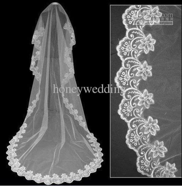 long floor length beaded lace edging white thin tulle short wedding voile long bridal veils n0013188150, Black
long floor length beaded lace edging white thin tulle short wedding voile long bridal veils n0013188150, Black