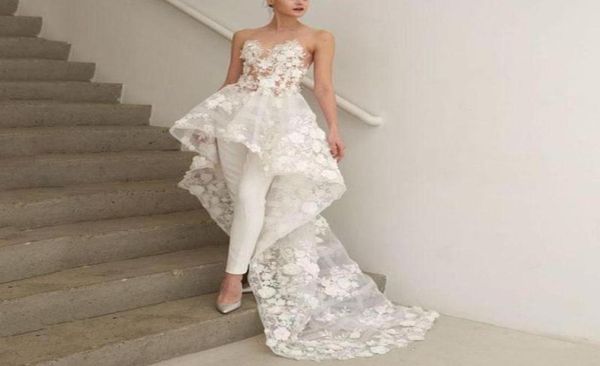 2019 plus size boho a line bohemian high low jumpsuits wedding dresses bridal gowns abendkleider vestido de novia 3dfloral appliq79297395, White
2019 plus size boho a line bohemian high low jumpsuits wedding dresses bridal gowns abendkleider vestido de novia 3dfloral appliq79297395, White