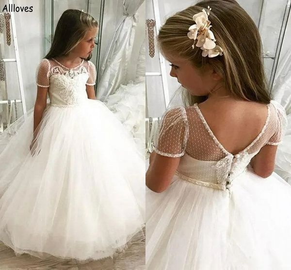 dot white tulle cute princess flower girl dresses for wedding jewel neck buttons low back infant first communion party gowns little girl, White;blue
dot white tulle cute princess flower girl dresses for wedding jewel neck buttons low back infant first communion party gowns little girl, White;blue
