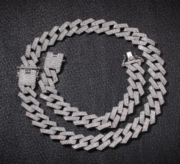 20mm cuban link chains necklace fashion hiphop jewelry 3 row rhinestones cz zircon iced out necklaces for men drop 9972408, Silver
20mm cuban link chains necklace fashion hiphop jewelry 3 row rhinestones cz zircon iced out necklaces for men drop 9972408, Silver