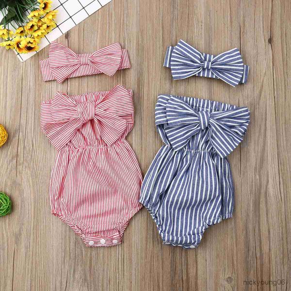 clothing sets new fashion newborn baby clothes shoulder bowknot striped 2pcs jumpsuitandheadband outfits set girl cute, White
clothing sets new fashion newborn baby clothes shoulder bowknot striped 2pcs jumpsuitandheadband outfits set girl cute, White