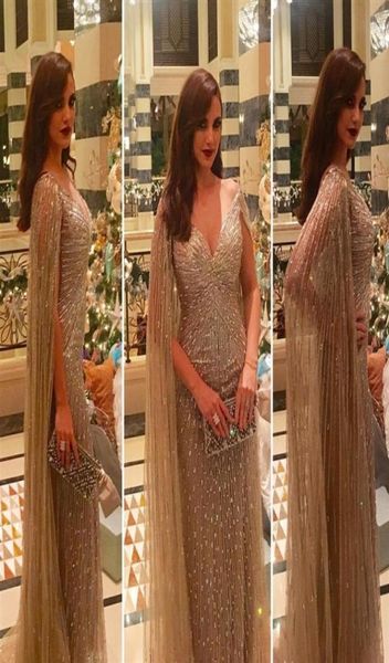 2017 bling sheath evening dresses with v neck sleeveless long cape major beadeds dorra zarrouk column party prom gowns1240285, Black;red
2017 bling sheath evening dresses with v neck sleeveless long cape major beadeds dorra zarrouk column party prom gowns1240285, Black;red