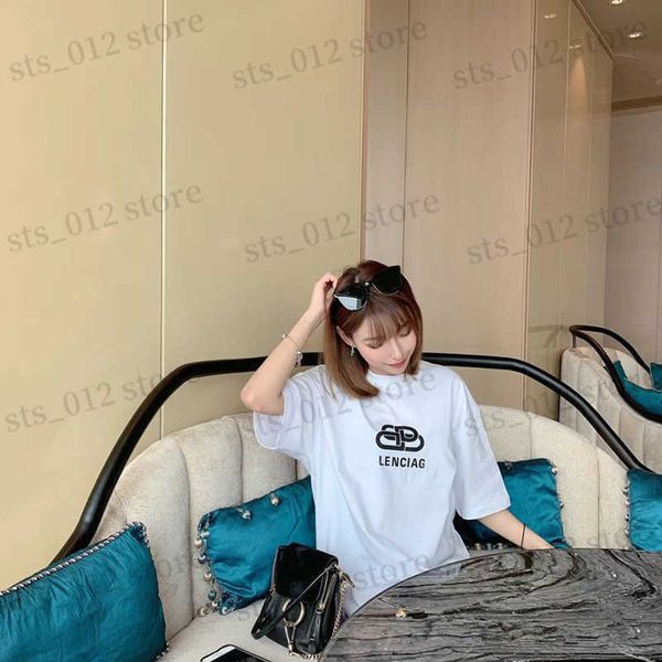 men's t-shirts paris buckle short sleeve 2022 summer right brand women's b letter pure cotton loose t230530, White;black
men's t-shirts paris buckle short sleeve 2022 summer right brand women's b letter pure cotton loose t230530, White;black