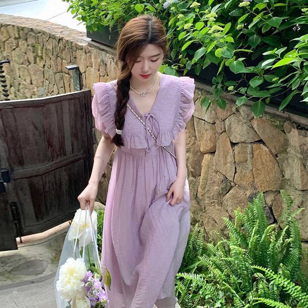 tea break french kikyo purple dress children's summer seaside holiday beach dress fairy skirt sen series a, Black;gray
tea break french kikyo purple dress children's summer seaside holiday beach dress fairy skirt sen series a, Black;gray