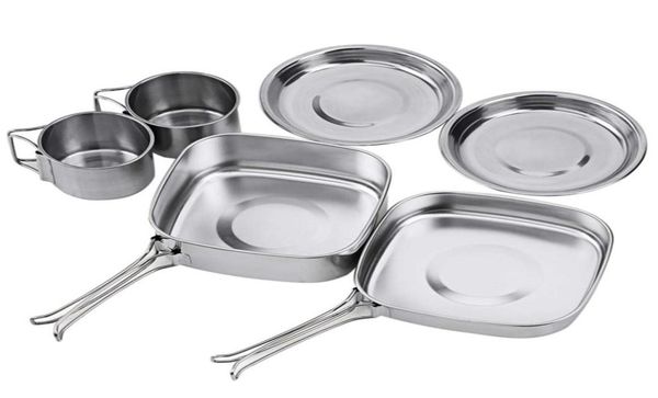 backpacking camping cookware pot set outdoor mess kit stainless steel camping cook set for hiking backpacking trekking picnic27644699101
backpacking camping cookware pot set outdoor mess kit stainless steel camping cook set for hiking backpacking trekking picnic27644699101