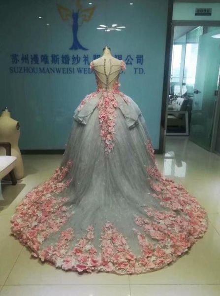 floral luxury wedding dresses ball gown lace habd made flower beads crystal church bridal gowns custom made tired sweep train robe3911620, White
floral luxury wedding dresses ball gown lace habd made flower beads crystal church bridal gowns custom made tired sweep train robe3911620, White