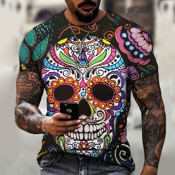 men's t shirts death skull print shirt for men terror harajuku oversized short sleeve summer trend leisure o-neck tees vintage clothes, White;black
men's t shirts death skull print shirt for men terror harajuku oversized short sleeve summer trend leisure o-neck tees vintage clothes, White;black