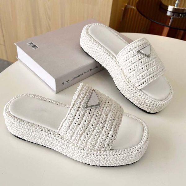 622sslippers women tweed straw woven slides sandals slip wedge flats fashion beach mule brand flip flops casual slides shoes platfor, Black
622sslippers women tweed straw woven slides sandals slip wedge flats fashion beach mule brand flip flops casual slides shoes platfor, Black