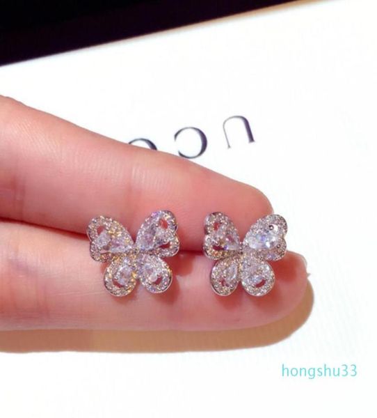 sparkly crystal stud earrings butterfly shape sterling silver cute unique stud for women wedding bridal ear jewelry7229954, Golden;silver
sparkly crystal stud earrings butterfly shape sterling silver cute unique stud for women wedding bridal ear jewelry7229954, Golden;silver