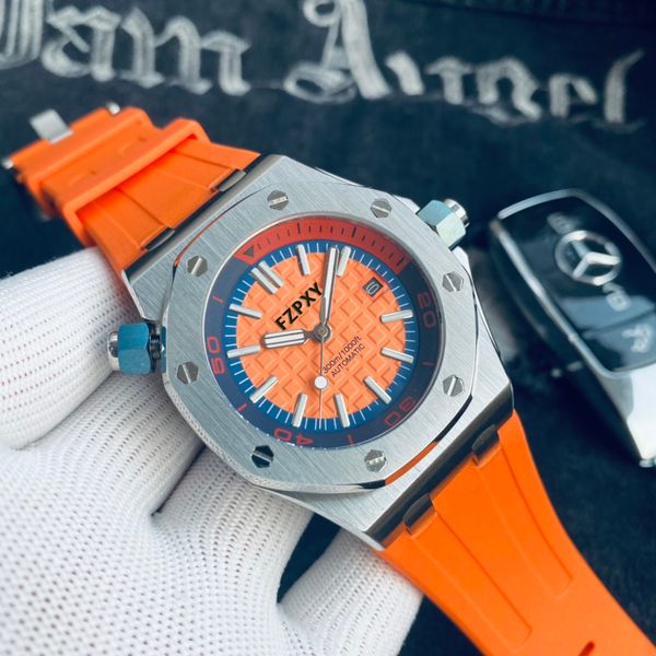 apa20 royal montre de luxe men's watch designer automatic mechanical watch classic luxury watch stainless steel waterproof luminous, Slivery;brown
apa20 royal montre de luxe men's watch designer automatic mechanical watch classic luxury watch stainless steel waterproof luminous, Slivery;brown