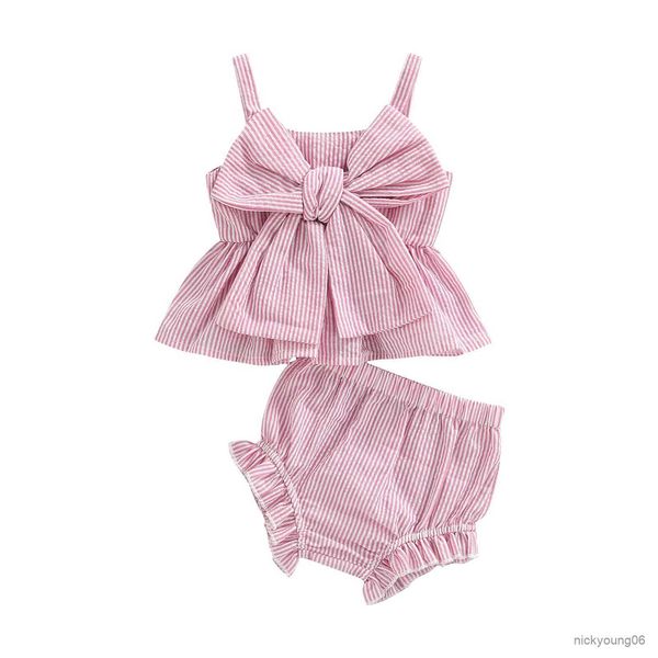 clothing sets infant baby girls summer outfit 2pcs pink sleeveless bowknot camisole and ruffle striped shorts, White
clothing sets infant baby girls summer outfit 2pcs pink sleeveless bowknot camisole and ruffle striped shorts, White