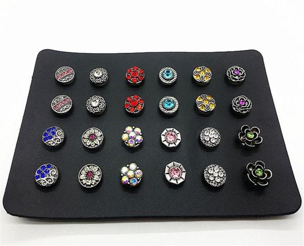 women039s 12 pairs24pcs mix styles 12mm mini snap charm button fits for earrings with a leather holder organizer jewelry stand26048923
women039s 12 pairs24pcs mix styles 12mm mini snap charm button fits for earrings with a leather holder organizer jewelry stand26048923