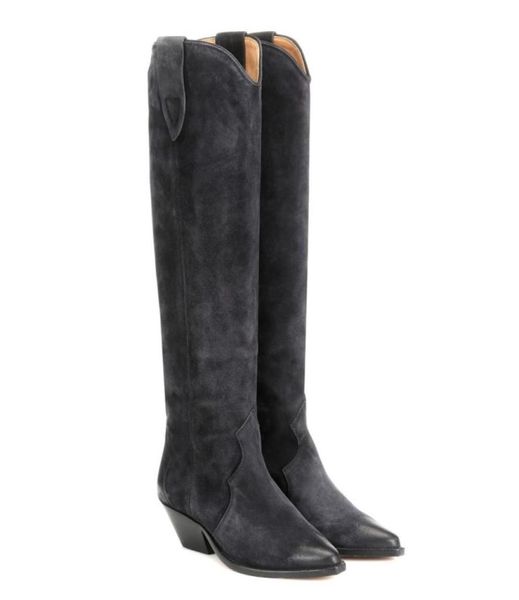 lady cowskin suede leather square chunky 5cm med heels knee boots pleated women martin knight cowboy booties pillage toes short pl7908964, Black
lady cowskin suede leather square chunky 5cm med heels knee boots pleated women martin knight cowboy booties pillage toes short pl7908964, Black