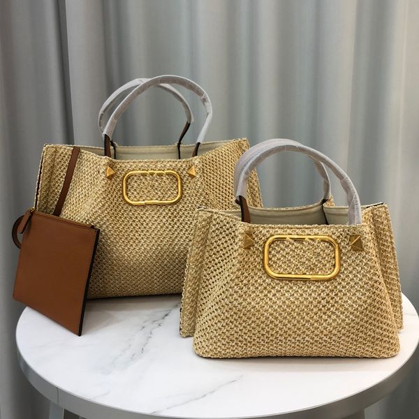 6a straw totes bag lafite woven handbags women hollow-out beach bags large capacity cross body bag genuine leather handle interior zipper po
6a straw totes bag lafite woven handbags women hollow-out beach bags large capacity cross body bag genuine leather handle interior zipper po