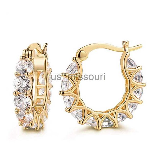 stud huitan full paved crystal cz hoop earrings for women dazzling accessories wedding party delicate birthday gift statement jewelry j2305, Golden;silver
stud huitan full paved crystal cz hoop earrings for women dazzling accessories wedding party delicate birthday gift statement jewelry j2305, Golden;silver