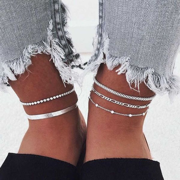 anklets 5 pcs/set multilayer beads snake chain anklets set for women barefoot sandals ankle bracelet on leg foot jewlery gifts aa230530, Red;blue
anklets 5 pcs/set multilayer beads snake chain anklets set for women barefoot sandals ankle bracelet on leg foot jewlery gifts aa230530, Red;blue