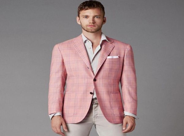 pink plaid groom wedding tuxedos slim fit two button mens prom designer jackets men blazer 1 piece2369912, Black;gray
pink plaid groom wedding tuxedos slim fit two button mens prom designer jackets men blazer 1 piece2369912, Black;gray