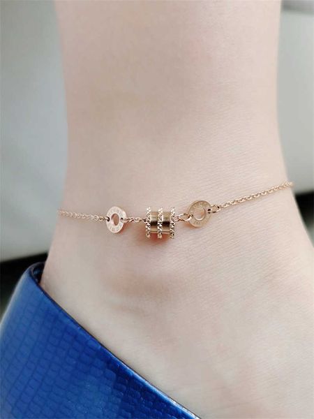 anklets vintage small waist anklet for women korean fashion light luxury stainless steel ladies barefoot sandals jewelry wholesale aa230530, Red;blue
anklets vintage small waist anklet for women korean fashion light luxury stainless steel ladies barefoot sandals jewelry wholesale aa230530, Red;blue