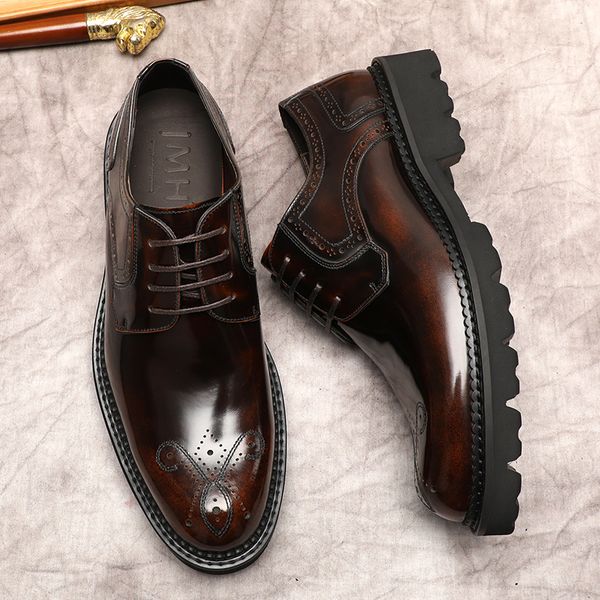 oxford mens social shoe genuine cow leather men dress shoes thick bottom black brown lace up wedding men business formal shoes
oxford mens social shoe genuine cow leather men dress shoes thick bottom black brown lace up wedding men business formal shoes