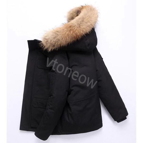 winter goose down coat mens fashion parka waterproof windser advanced fabric thick doudoune with real wolf fur keep warm jacket coats factor, Black
winter goose down coat mens fashion parka waterproof windser advanced fabric thick doudoune with real wolf fur keep warm jacket coats factor, Black