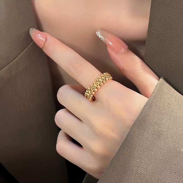 clash ring couple ring for woman designer stud size 6-10 never fade gold plated 18k t0p official replica fashion luxury classic style premiu, Silver
clash ring couple ring for woman designer stud size 6-10 never fade gold plated 18k t0p official replica fashion luxury classic style premiu, Silver