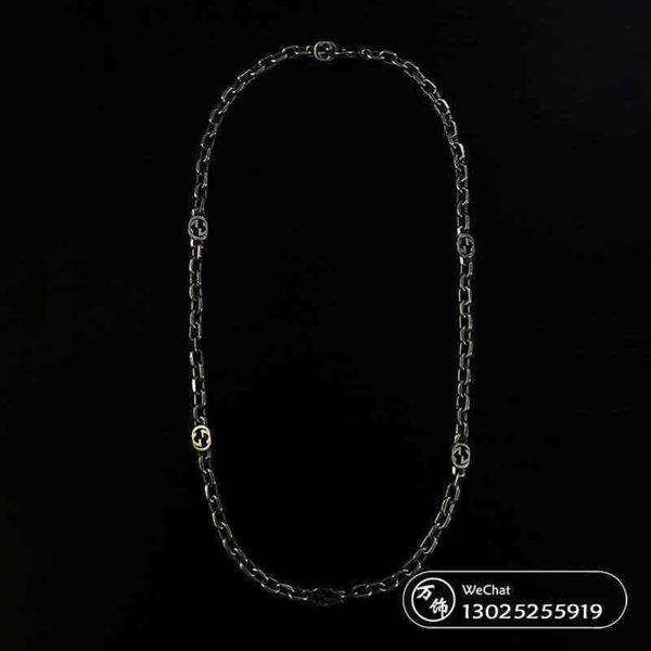 designer jewelry bracelet necklace ring accessories interlocking ins antique cuban chain 60cm, Silver
designer jewelry bracelet necklace ring accessories interlocking ins antique cuban chain 60cm, Silver