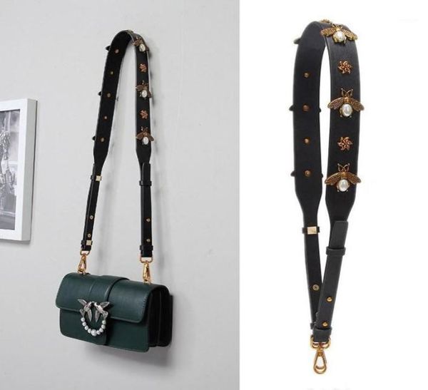 fashion retro bee leather strap handbag accessories replacement wide shoulder bag straps women design corssbody bag strap belts15044013, Black
fashion retro bee leather strap handbag accessories replacement wide shoulder bag straps women design corssbody bag strap belts15044013, Black