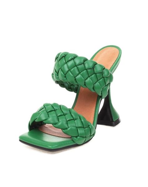 women039s heels high heel sandals loafer braided fish mouth water drill set foot word h6724140682, Black
women039s heels high heel sandals loafer braided fish mouth water drill set foot word h6724140682, Black