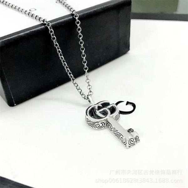 designer jewelry bracelet necklace ring vine carved key 925 vintage pattern men's women's hip hop pendant, Silver
designer jewelry bracelet necklace ring vine carved key 925 vintage pattern men's women's hip hop pendant, Silver