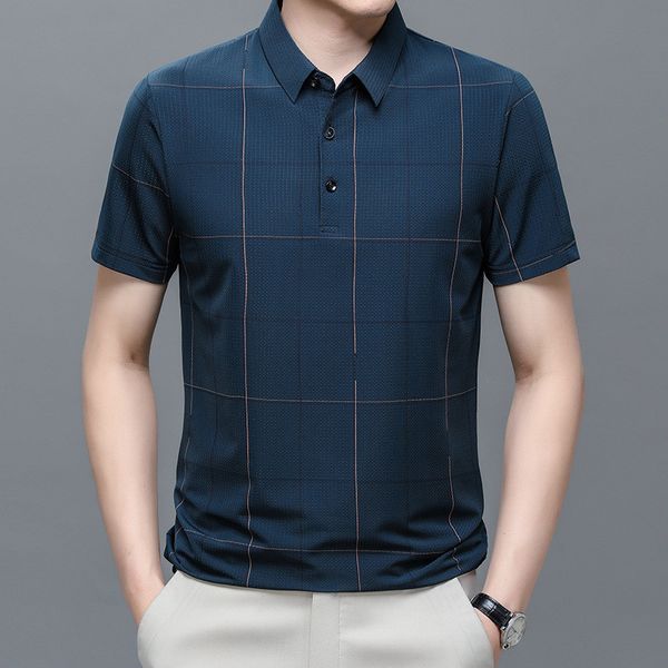 men's polos fashion polo shirt for men plaid short sleeve luxury style male casual korean soft cool clothes 4urlj, White;black
men's polos fashion polo shirt for men plaid short sleeve luxury style male casual korean soft cool clothes 4urlj, White;black