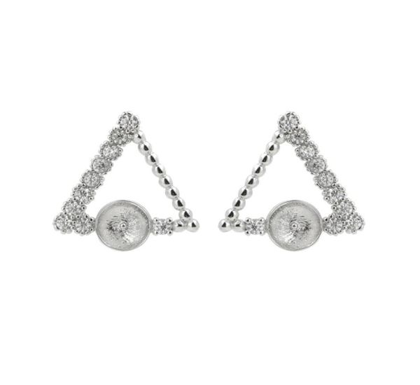 triangle earrings pearl settings zircon 925 sterling silver diy jewelry findings earring base blanks 5 pairs1008107, Slivery;crystal
triangle earrings pearl settings zircon 925 sterling silver diy jewelry findings earring base blanks 5 pairs1008107, Slivery;crystal