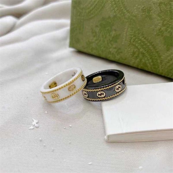 designer jewelry bracelet necklace ring gold black-and-white ceramic trend hemp border ring for men women, Silver
designer jewelry bracelet necklace ring gold black-and-white ceramic trend hemp border ring for men women, Silver