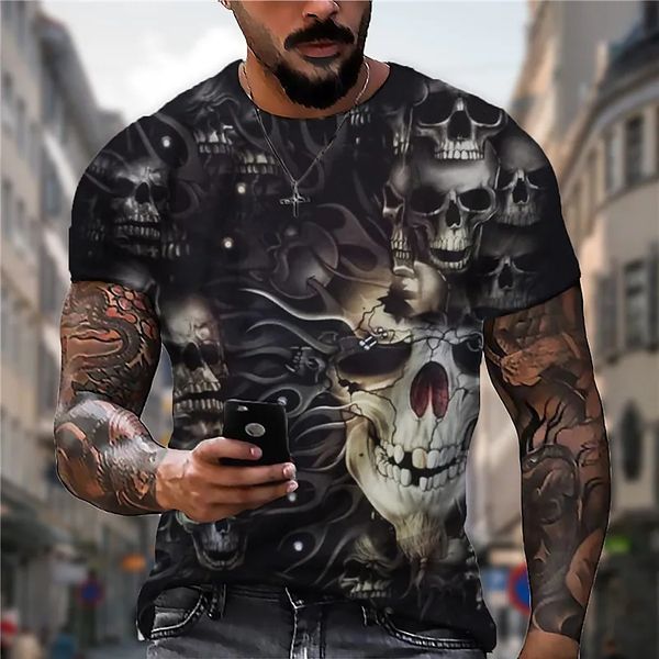 men's t shirts death skull print shirt for men terror harajuku oversized short sleeve summer trend leisure o-neck tees vintage clothes, White;black
men's t shirts death skull print shirt for men terror harajuku oversized short sleeve summer trend leisure o-neck tees vintage clothes, White;black
