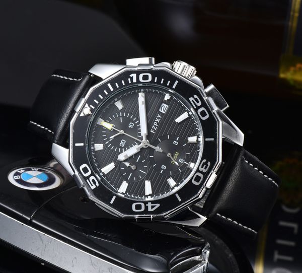 ta106 new aaa original brand watches for men classic business multifunction quartz watch luxury automatic date sport chronograph clock, Slivery;brown
ta106 new aaa original brand watches for men classic business multifunction quartz watch luxury automatic date sport chronograph clock, Slivery;brown