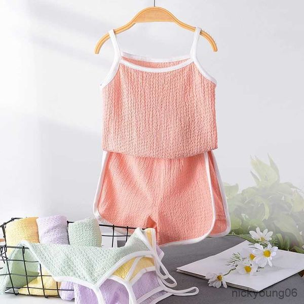 clothing sets to 4years baby girl camisole suit summer clothes thin loose kids sleeveless shorts 2pcs child costume slip outfits, White
clothing sets to 4years baby girl camisole suit summer clothes thin loose kids sleeveless shorts 2pcs child costume slip outfits, White