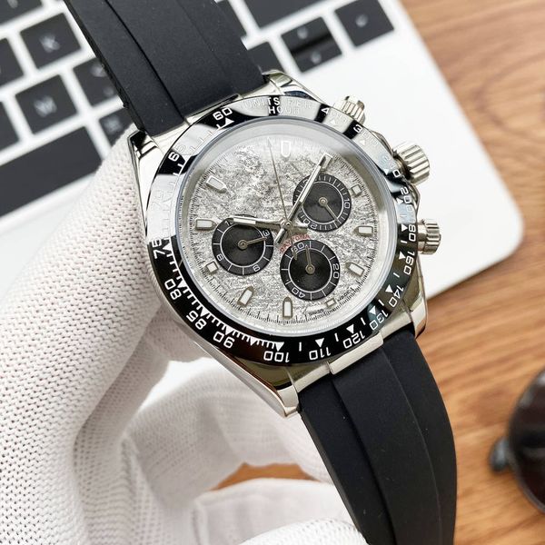 classic men's ditona series mechanical watch aaa watch 6-pin travel time stainless steel/rubber band, Slivery;brown
classic men's ditona series mechanical watch aaa watch 6-pin travel time stainless steel/rubber band, Slivery;brown