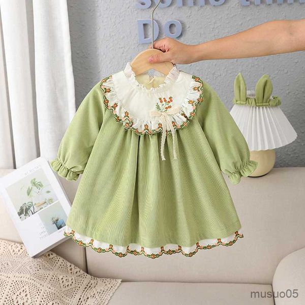 girl's dresses kids toddler green crew neck dress girl clothes vintage lantern sleeve warm children's dresses with velvet for, Red;yellow
girl's dresses kids toddler green crew neck dress girl clothes vintage lantern sleeve warm children's dresses with velvet for, Red;yellow