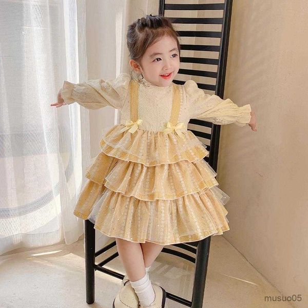 girl's dresses girls princess layered dresses for kids elegant party wedding dress style spring children clothes, Red;yellow
girl's dresses girls princess layered dresses for kids elegant party wedding dress style spring children clothes, Red;yellow