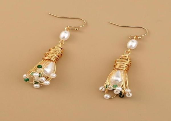dangle chandelier vintage baroque pearl earrings aesthetic gold alloy knitting drop pendant hook eardrop statement luxury women 1186683, Silver
dangle chandelier vintage baroque pearl earrings aesthetic gold alloy knitting drop pendant hook eardrop statement luxury women 1186683, Silver