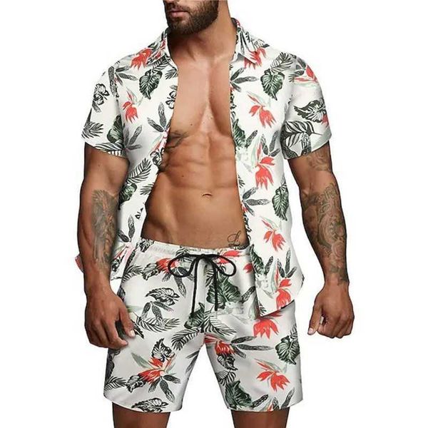 summer designers mens plus size tracksuits hawaiian two piece beach outfits lapel printed short sleeve shirt and shorts matching set, Gray
summer designers mens plus size tracksuits hawaiian two piece beach outfits lapel printed short sleeve shirt and shorts matching set, Gray