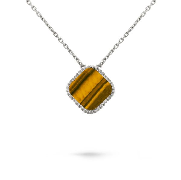 classic fashion pendant necklaces for women elegant 4/four leaf clover locket necklace choker chains designer jewelry 18k plated gold girls, Silver
classic fashion pendant necklaces for women elegant 4/four leaf clover locket necklace choker chains designer jewelry 18k plated gold girls, Silver