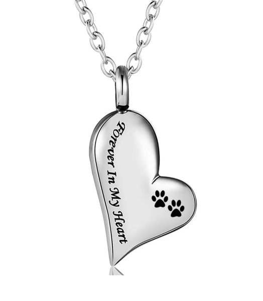 stainless steel silver paw print cremation jewelry pet dog cat forever in my heart ashes keepsake urns pendant necklace for women1279305
stainless steel silver paw print cremation jewelry pet dog cat forever in my heart ashes keepsake urns pendant necklace for women1279305