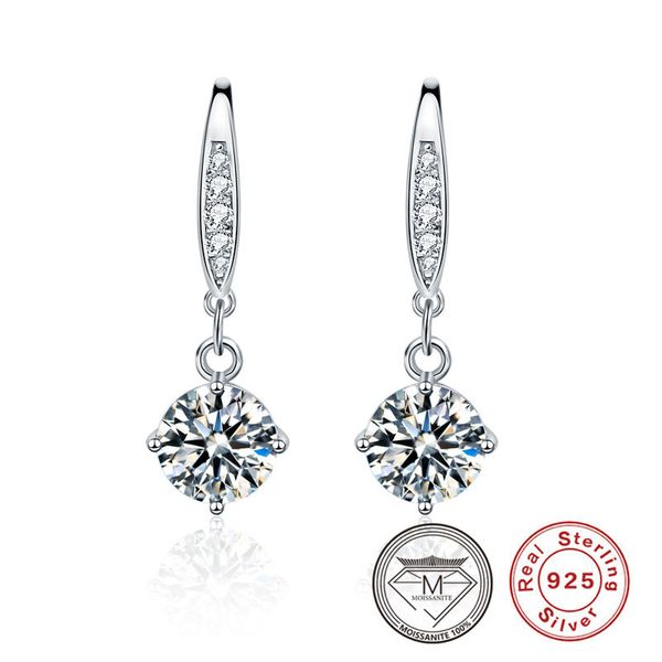 classic 925 sterling silver 1ct moissanite earrings for women wedding engagement dangle earring
classic 925 sterling silver 1ct moissanite earrings for women wedding engagement dangle earring