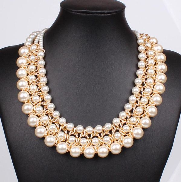 trendy classic statement necklace multi strand 3 layers pearl beaded necklaces fashion women statement choker necklace jewelry6825794, Silver
trendy classic statement necklace multi strand 3 layers pearl beaded necklaces fashion women statement choker necklace jewelry6825794, Silver