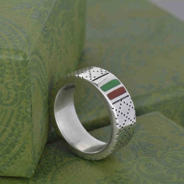 designer jewelry bracelet necklace ring ancient red green stripe family light male female couple ring, Silver
designer jewelry bracelet necklace ring ancient red green stripe family light male female couple ring, Silver