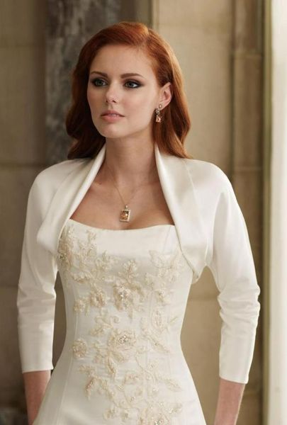 custom made classic satin wedding jackets with 34 sleeve bridal dress shrug shawl wraps9401193, White
custom made classic satin wedding jackets with 34 sleeve bridal dress shrug shawl wraps9401193, White